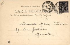 CPA Oiseaux Mesanges noires 