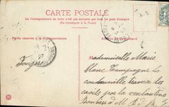 CPA Oiseau Femme 