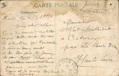 CPA Militaria Chasseurs Alpins Nos alpins en campagne 