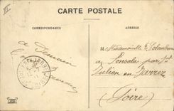 CPA Militaria Chasseurs Alpins Dans la neige