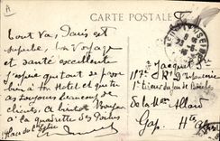 CPA Militaria Chasseurs Alpins Dans les Alpes Skieurs militaires