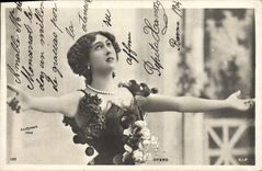 CPA Fantaisie Theatre Femme Otero 