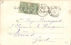 CPA Fantaisie Theatre Femme L'aiglon Mme Sarah Bernhardt La mort du duc de Reichstadt 