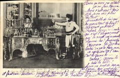 CPA Fantaisie Theatre Femme L'aiglon Acte II Lecon de tactique le duc de Reichstadt Mme Sarah Bernhardt et les petits soldats de bois 