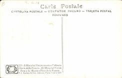 CPA Folklore Alsace Le Marechal Petain apporte a l'Alsace le baiser de la France