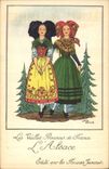 CPA Folklore Alsace Farines Jammet
