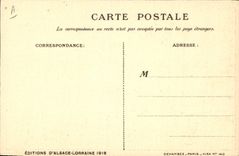 CPA Folklore Alsace Enfant Le chasseur de mesanges Meiselocker 