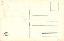 CPA Folklore Alsace Femme Lissele et la cigogne