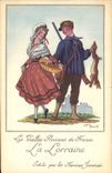 CPA Folklore La Lorraine Farines Jammet 