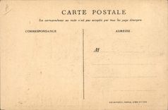 CPA Folklore Alsace Drapeau Militaria 