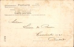 Postal Fantasia Flores Niños Argentina