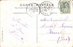 Postal Fantasia Flores Pernos pienso ustedes