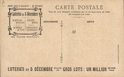 CPA Loterie la dentelle au foyer