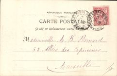 CPA Loterie Marseille La baignade aux Pierres Plates Le Fort Saint Jean
