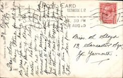 Vintage Postcard Fantasy Illustrator Child I don' T fink I look overdresses