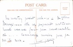 Vintage Postcard Fantasy Illustrator Children War economy No new clothes this year Right