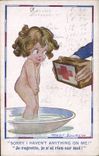 Vintage Postcard Fantasy Illustrator Child Fred Spurgin Sorry I haven' T anything one me!