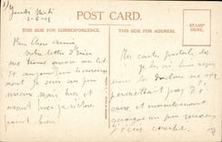 Vintage Postcard Fantasy Illustrator Children No chance to bathe