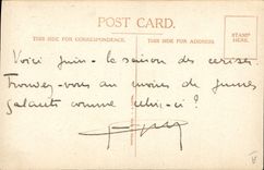 Vintage Postcard Fantaisie Illustrator Children Right Always ready to obliges the girls