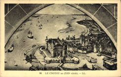 Vintage Postcard Crotoy with 13th