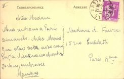 Vintage Postcard Crotoy with 13th