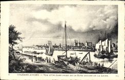 Vintage Postcard Old Orleans Sight of Orleans taken of Left bank of the Loire