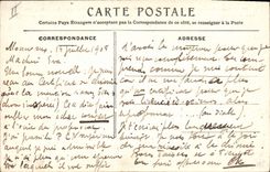 Postal Castillo Thierry Vue del castillo de las fortificaciones y puertas de la ciudad Iglesias San Crispín y San Martin