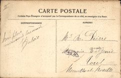 Vintage Postcard Saint-Cyr military school close Versailles 18th