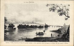 Vintage Postcard the old Mason