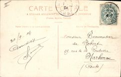 CPA Militaria Chasseurs alpins Dauphine Entree des Gorges de la Bourne Artillerie alpine en marches manoeuvres 