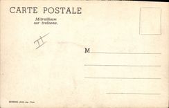 CPA Militaria Chasseurs alpins Ski