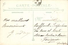 Vintage Postcard Boat Latouche Treville Vessel School of cannonading