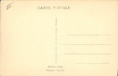 Vintage Postcard Brest Boat the cruiser Picquet La Motte and armours it Brittany