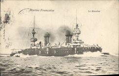 Vintage Postcard Boat Massena