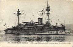 Vintage Postcard Bateau Marceau Armours School of the apprentices destroyers