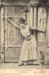 CPA Femme Theatre Sarah Bernhardt Theodora