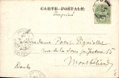 CPA Femme Theatre Sarah Bernhardt Fedora