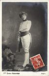 CPA Femme Theatre Sarah Bernhardt Aiglon Napoleon