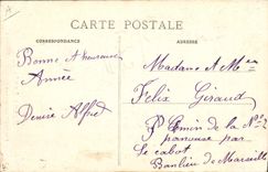 CPA Folklore Alsace Bonne annee 1915 Jeanne d'Arc Revanche