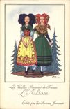 CPA Folklore Alsace Farines Jammet