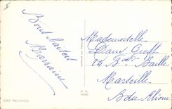 CPA Folklore Alsace Enfants oie