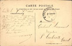 CPA Folklore Alsace Le plebiscite en Alsace 