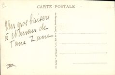 CPA Folklore Alsace Lissele et la mere Oie Enfant