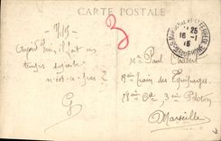 CPA Folklore Alsace Reconnaissance en Alsace Militaria Chien