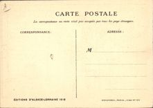 CPA Folklore Alsace L'Alsace est notre petite patrie