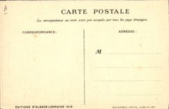 CPA Folklore Alsace L'Alsace notre petite patrie