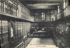 CPA Bibliotheque Dauphine Grande Chartreuse