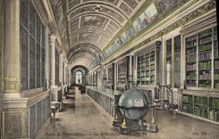 CPA Bibliotheque Palais de Fontainebleau