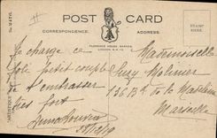 Vintage Postcard Fantaisie Illustrator Children has the beach