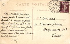 Postal St Cloud Vista y perspectiva del castillo de la cascada de St Cloud